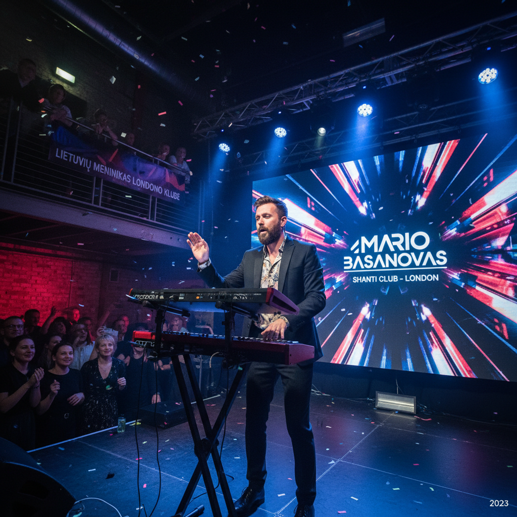 Lietuvių menininkas Mario Basanovas pasirodys Londono klube 'Shanti'