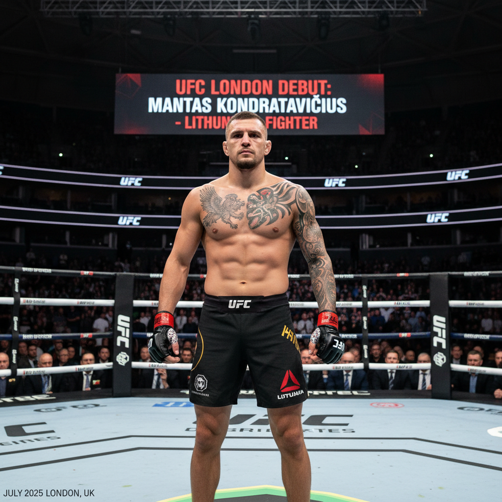 Lietuvos kovotojas Mantas Kondratavičius ruošiasi debiutui UFC Londone