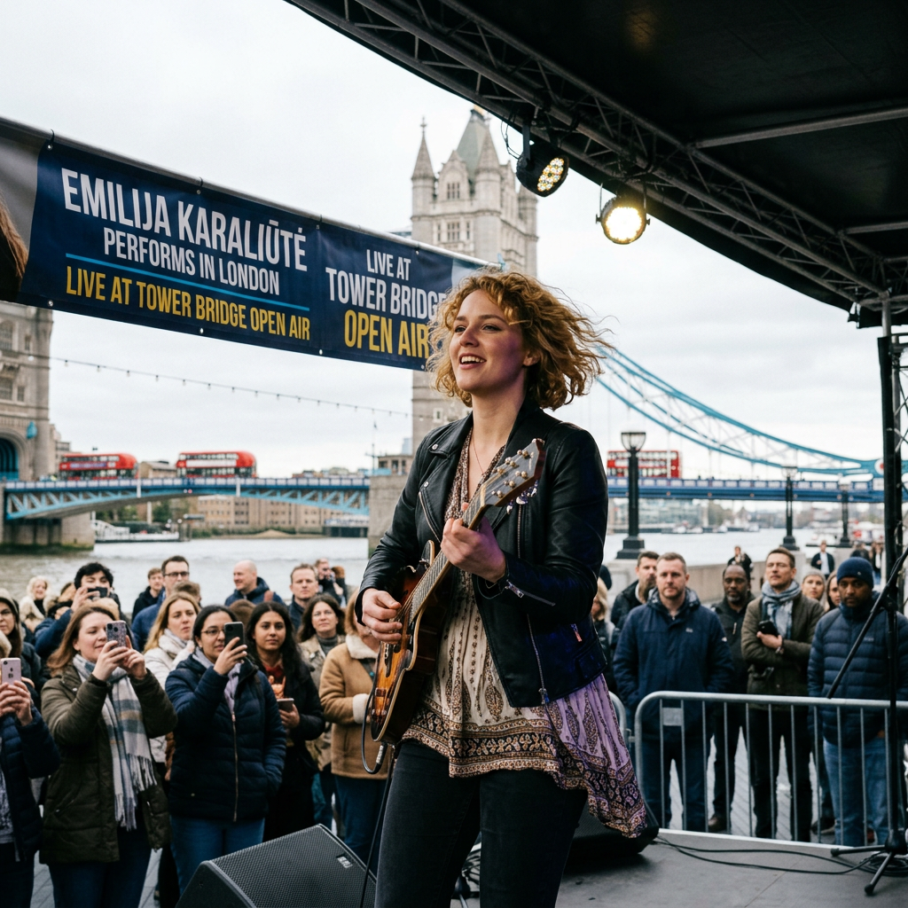 Lietuvių Muzikantė Emilija Karaliūtė Koncertuoja Londone