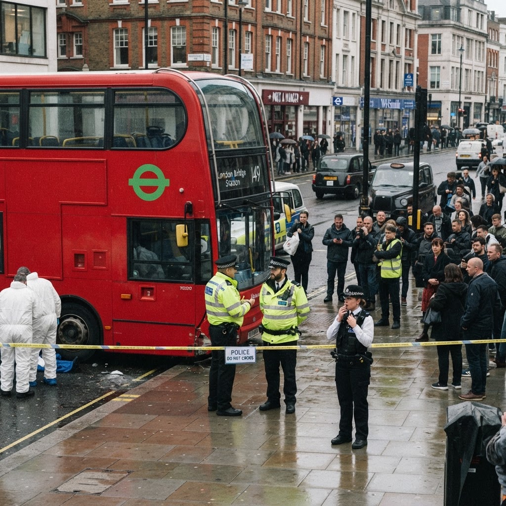 Londono transporto tarnybai gresia byla dėl mirtino autobuso susidūrimo