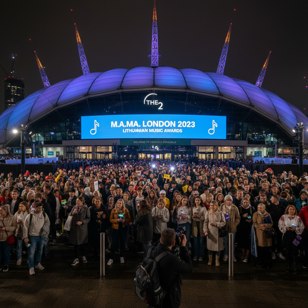 Lietuviškas muzikos renginys 'M.A.M.A. London 2023' įvyko The O2