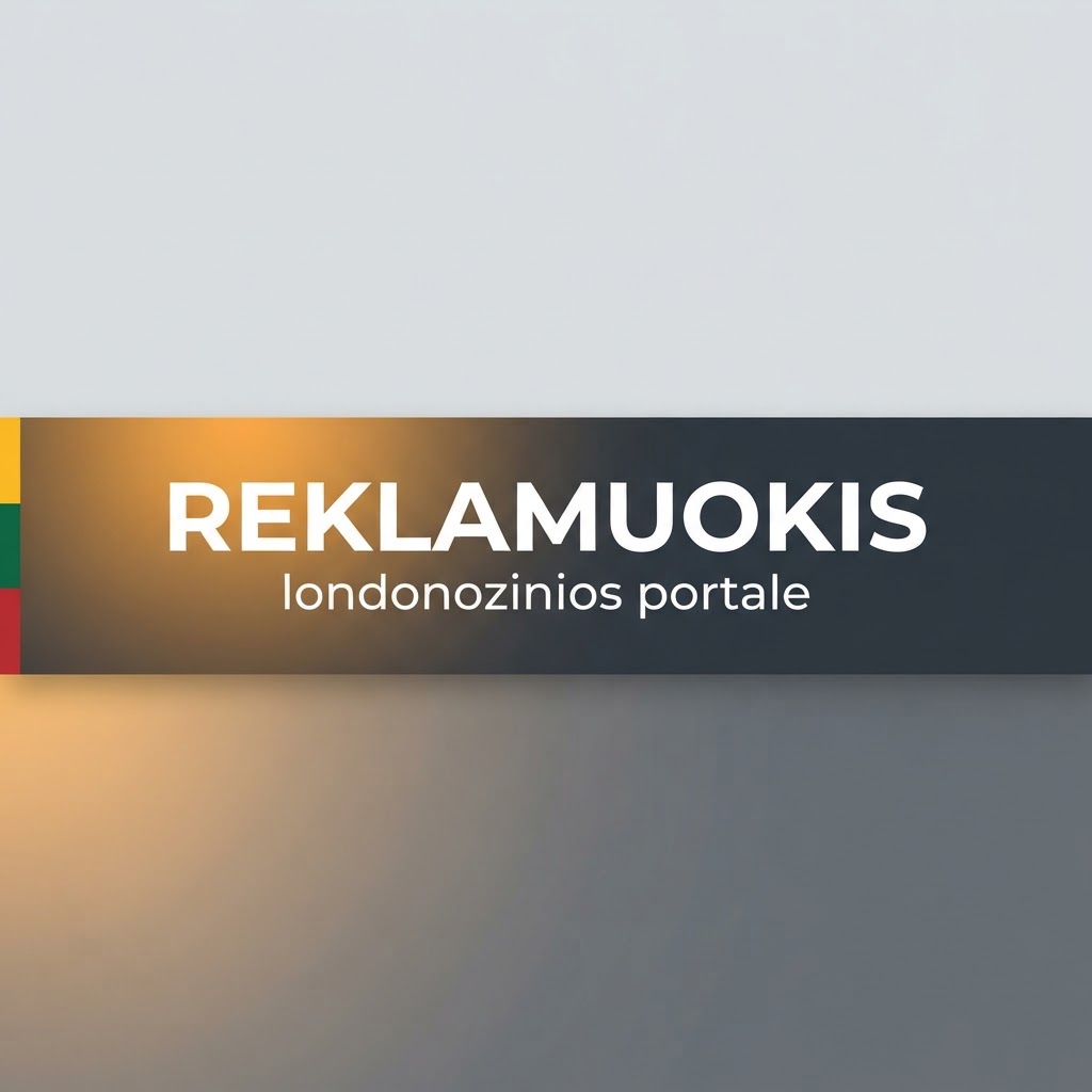 Reklamuokis Londono Žinios portale (header)