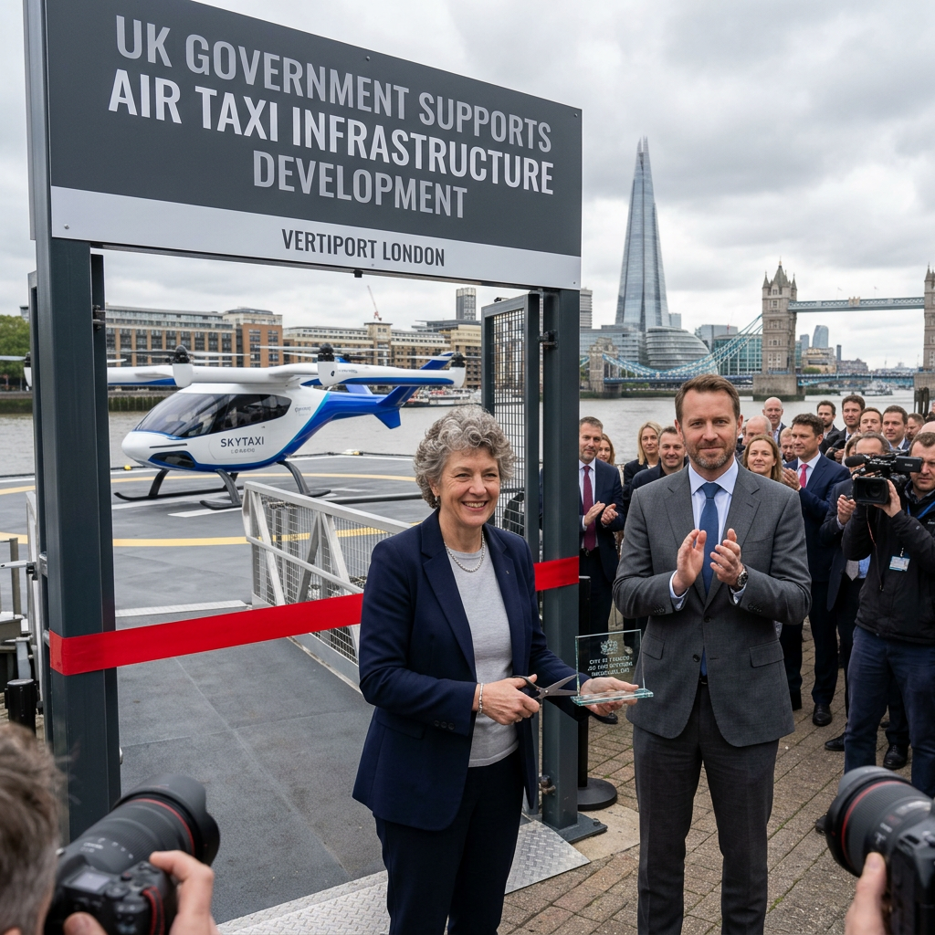 JK vyriausybė rems oro taksi infrastruktūros plėtrą