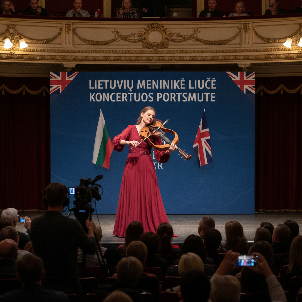 Lietuvių atlikėja Liucė koncertuos Portsmute