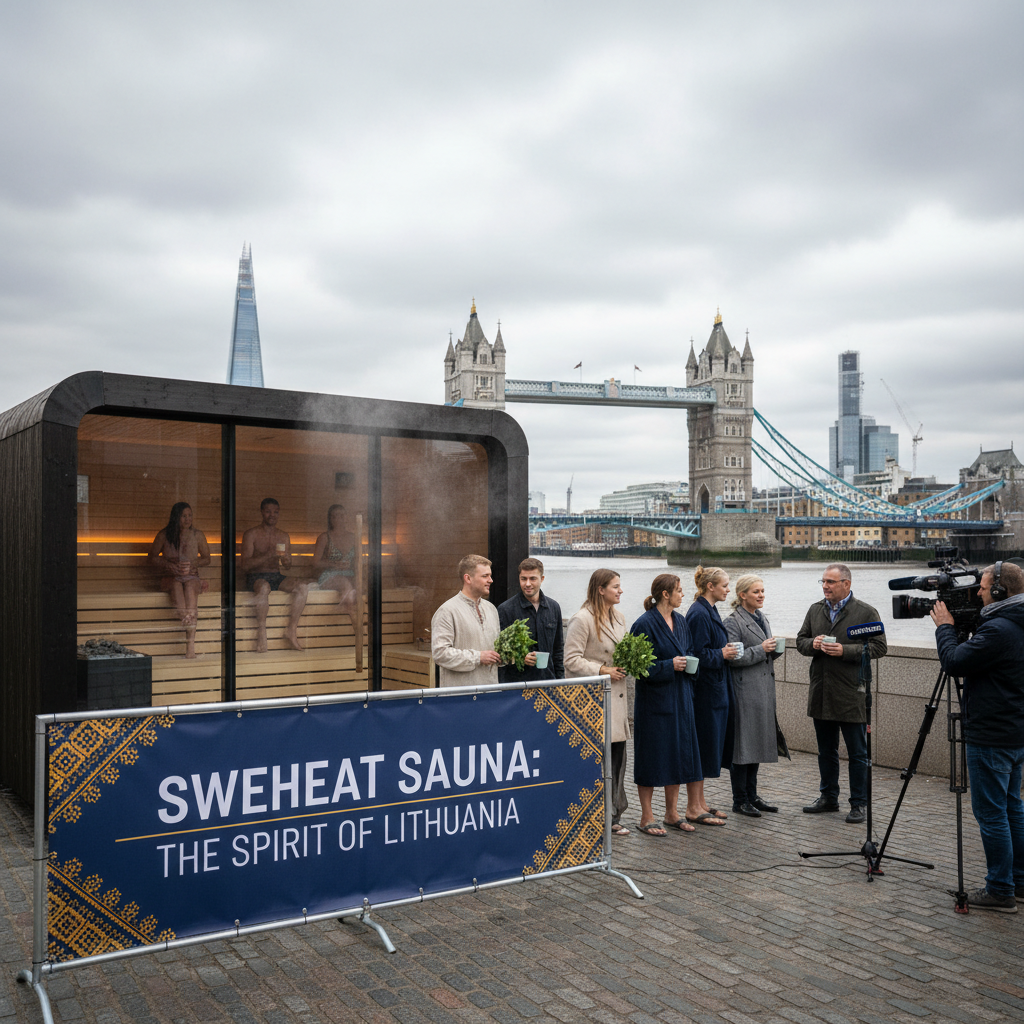 „Sweheat Sauna“: lietuviška pirties tradicija Londone