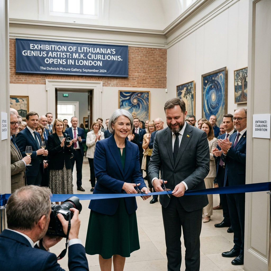 Londone atidaryta talento genijaus iš Lietuvos Čiurlionio paroda