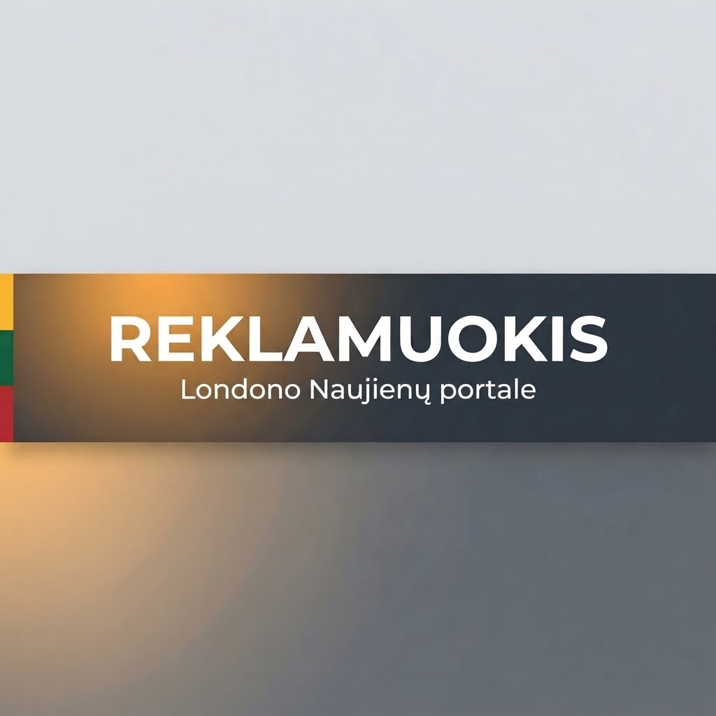 Reklamuokis Londono Naujienų portale (header)