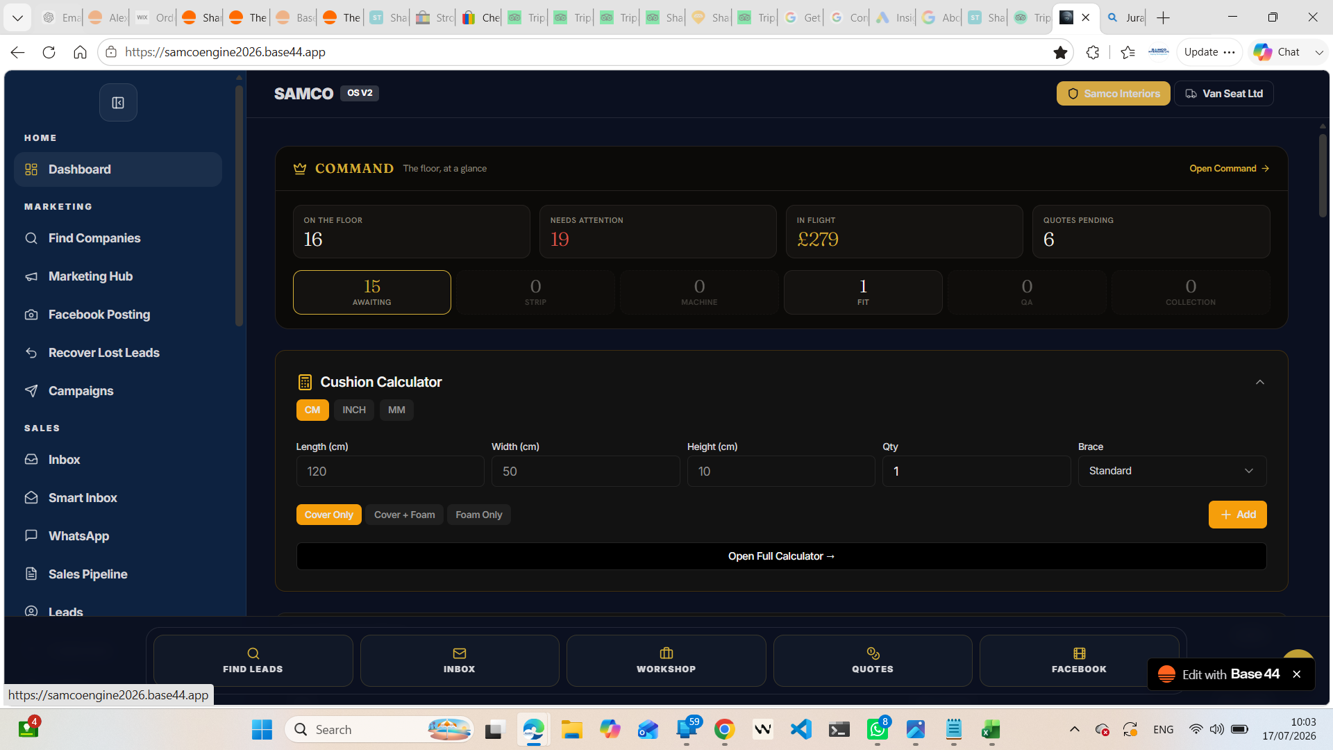 SAMCO INTERIORS template preview