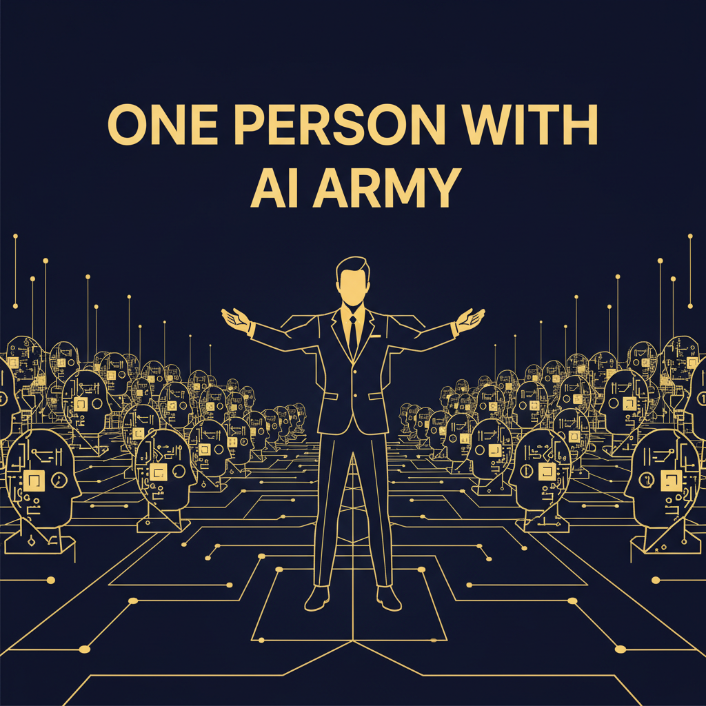 One Person with AI Army