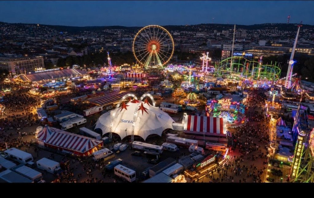 Circus Gebrüder Barelli auf dem Cannstatter Wasen in Stuttgart