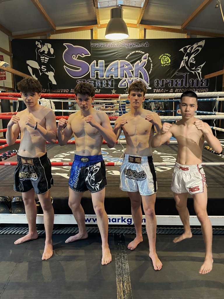 25.4.2026 Vier junge SharkGym Kämpfer an der SCOS Qualifikation Bern