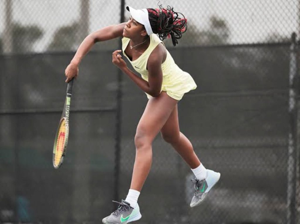 Londyn McCord, Atlanta teen tennis phenom, competing on the international junior circuit