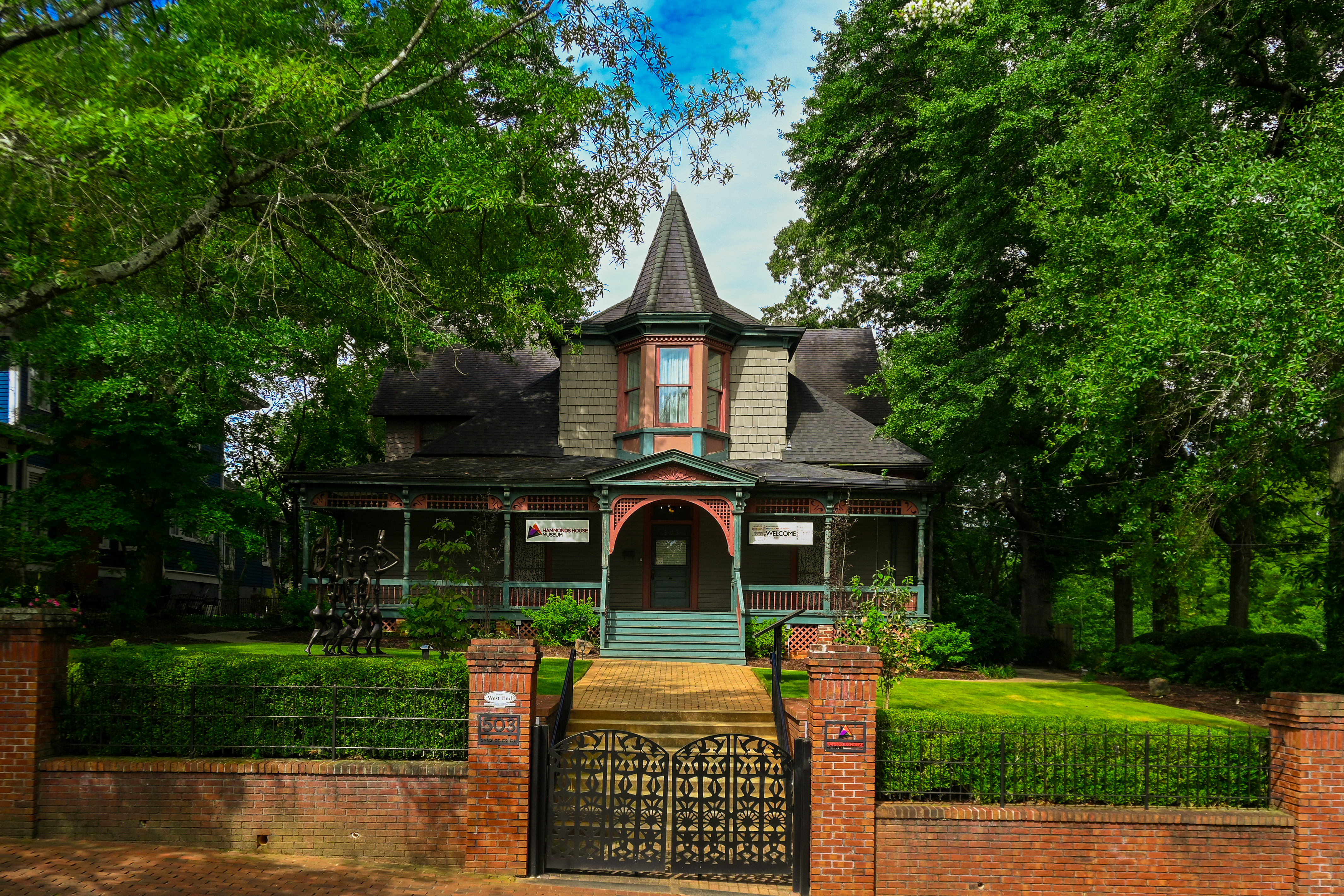 Hammonds House Museum, a Victorian home at 503 Peeples Street SW in Atlanta's West End