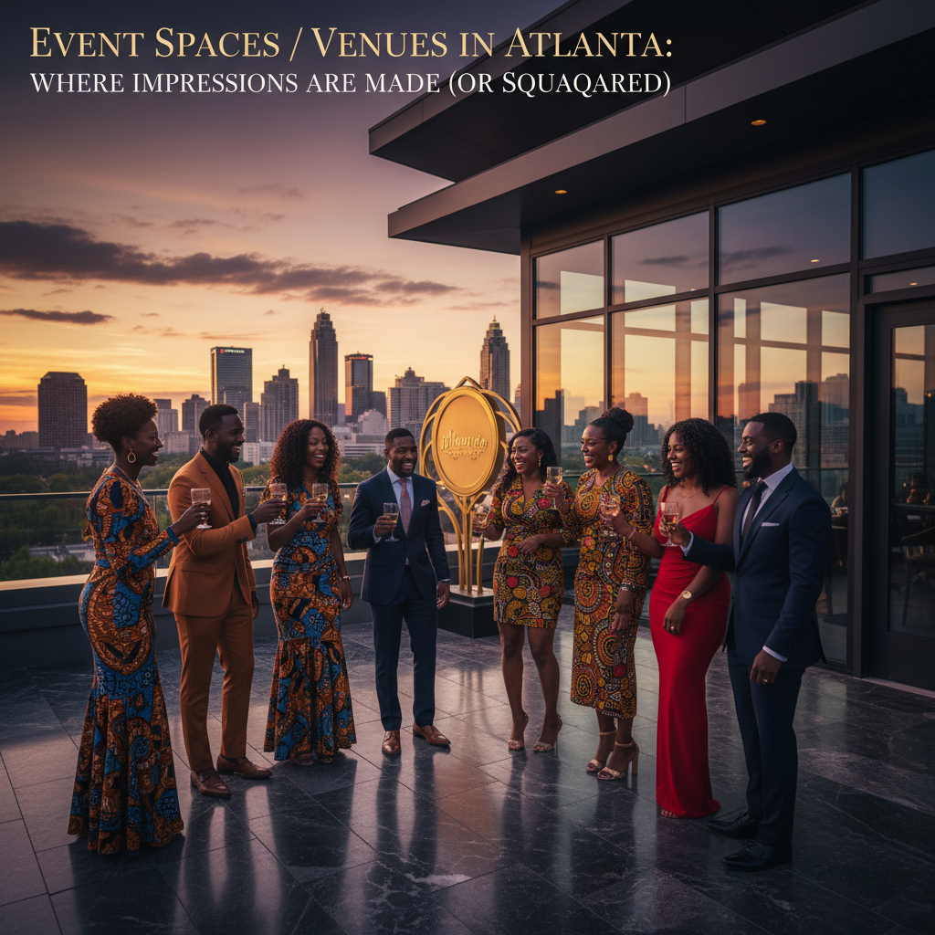Event Spaces / Venues in Atlanta: Where Impressions Are Made (or Squandered).