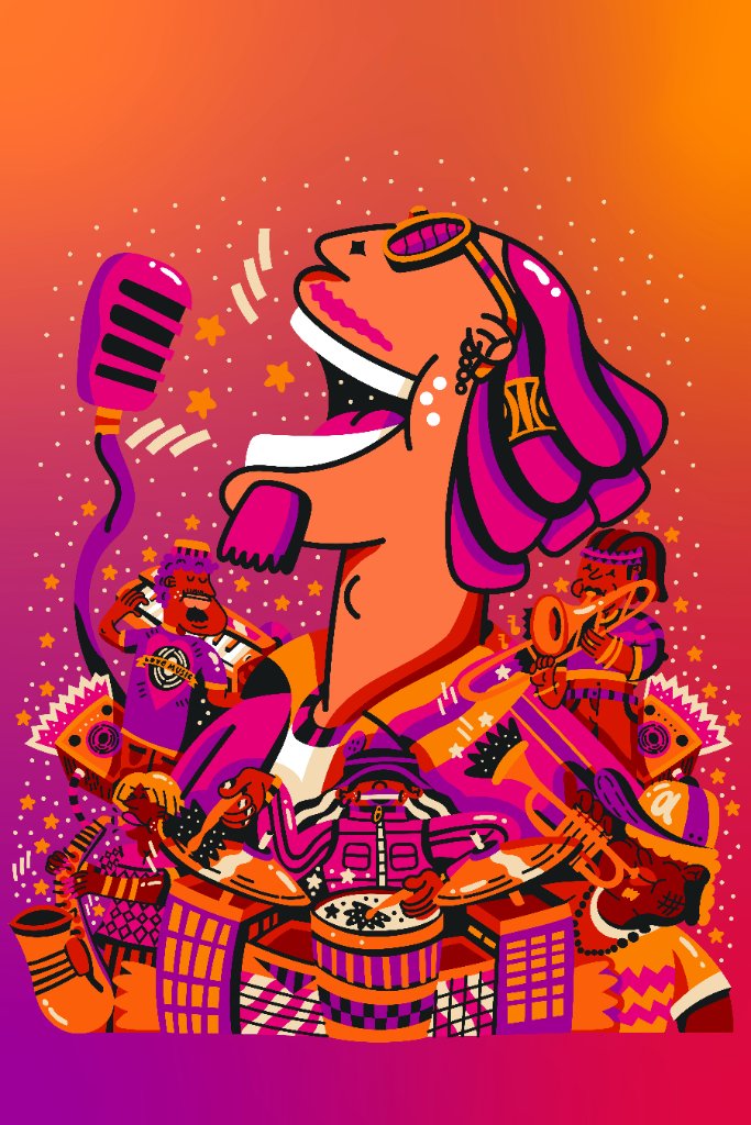 Atlanta Artist George F. Baker III Creates Signature Artwork for the 2026 Atlanta Jazz Festival