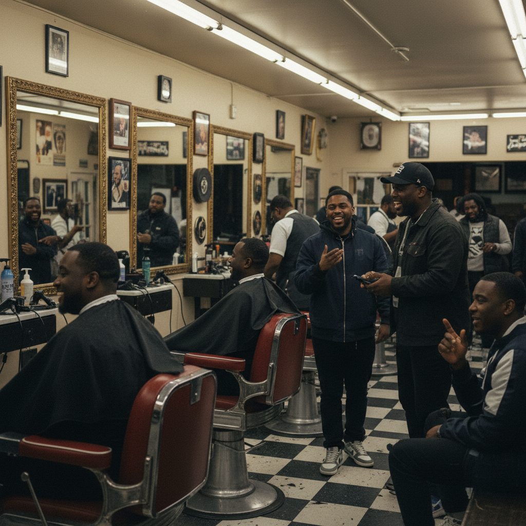 The Atlanta Barbershop Is Not Just a Haircut — It's the Black Man's Boardroom