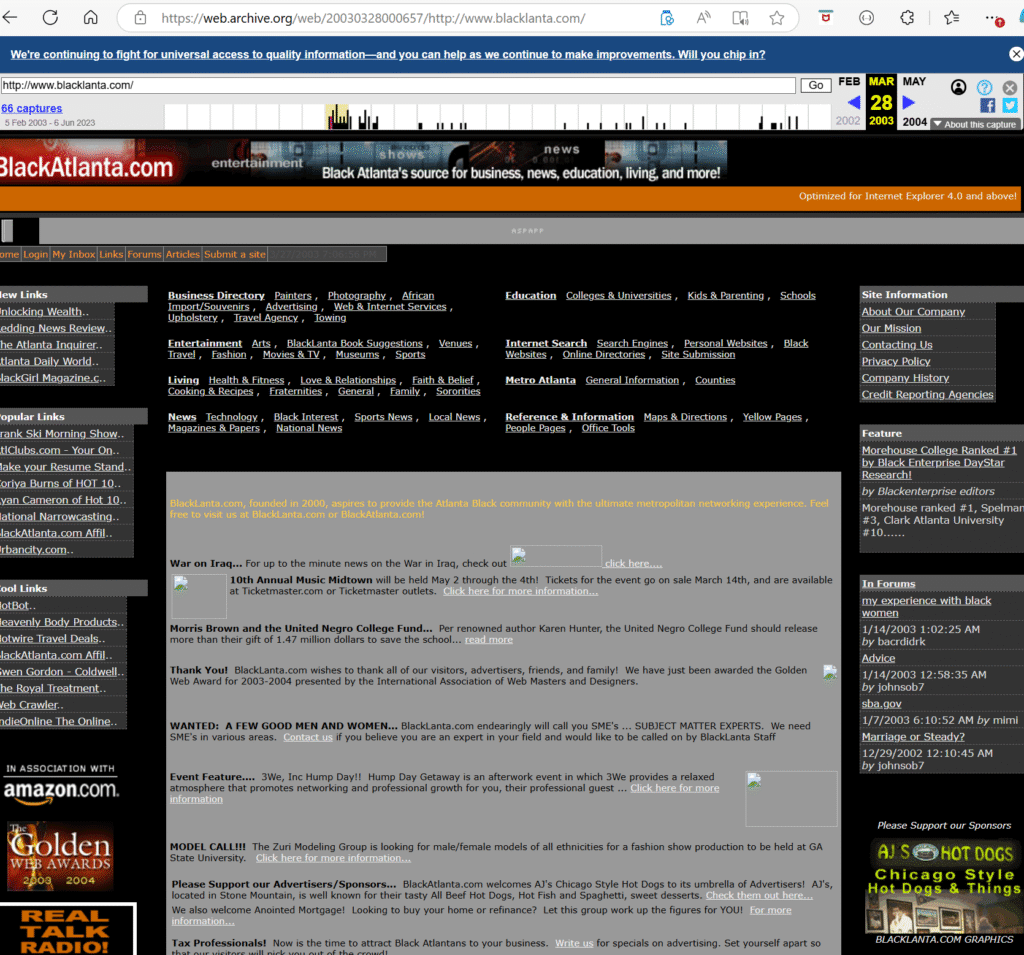 BlackLanta.com circa 2003