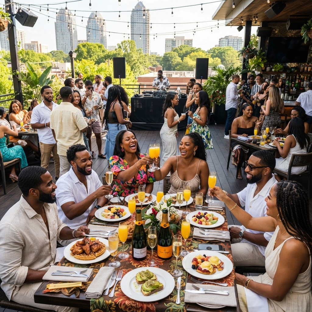 SATURDAY AND SUNDAY BRUNCH, DAY VIBES, BOTTOMLESS , PATIO AND VIBES