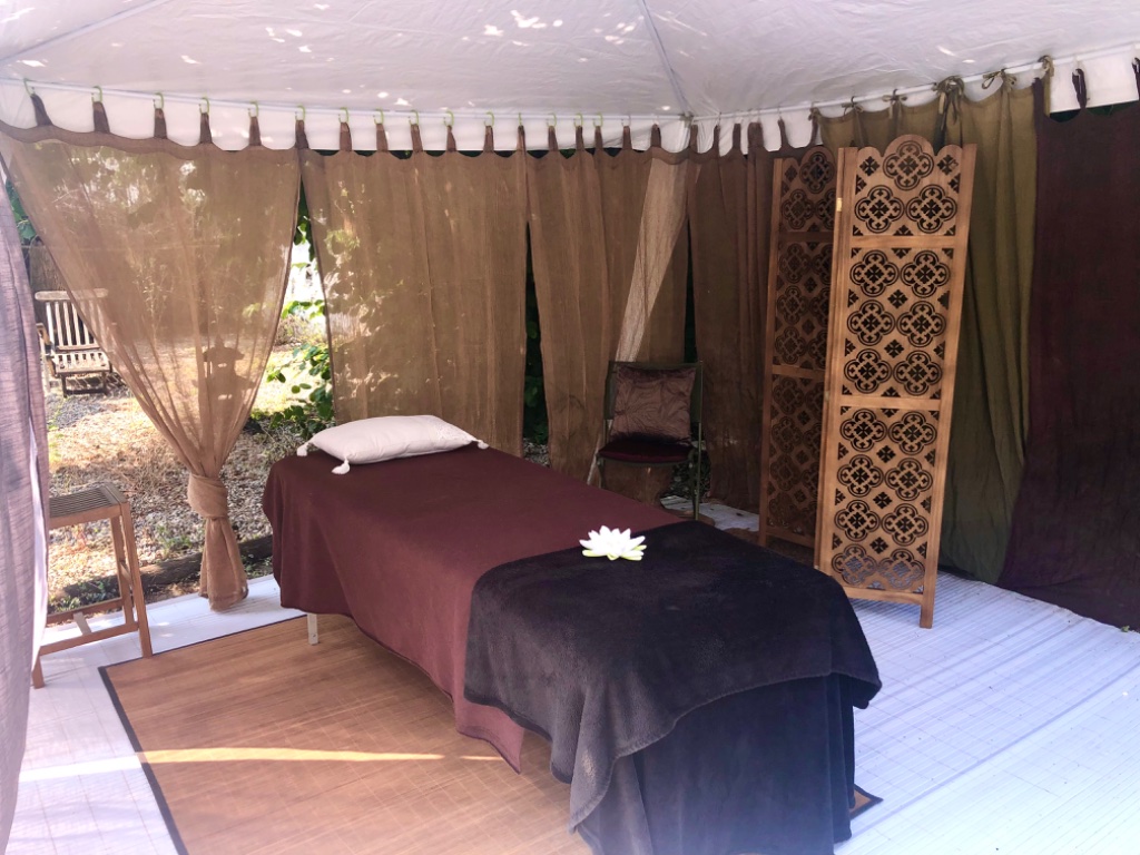 Massage en extérieur 4