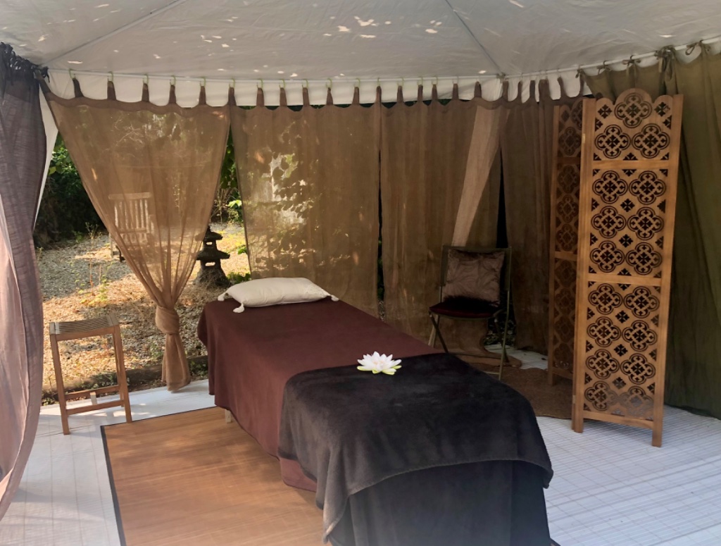 Massage en extérieur 2