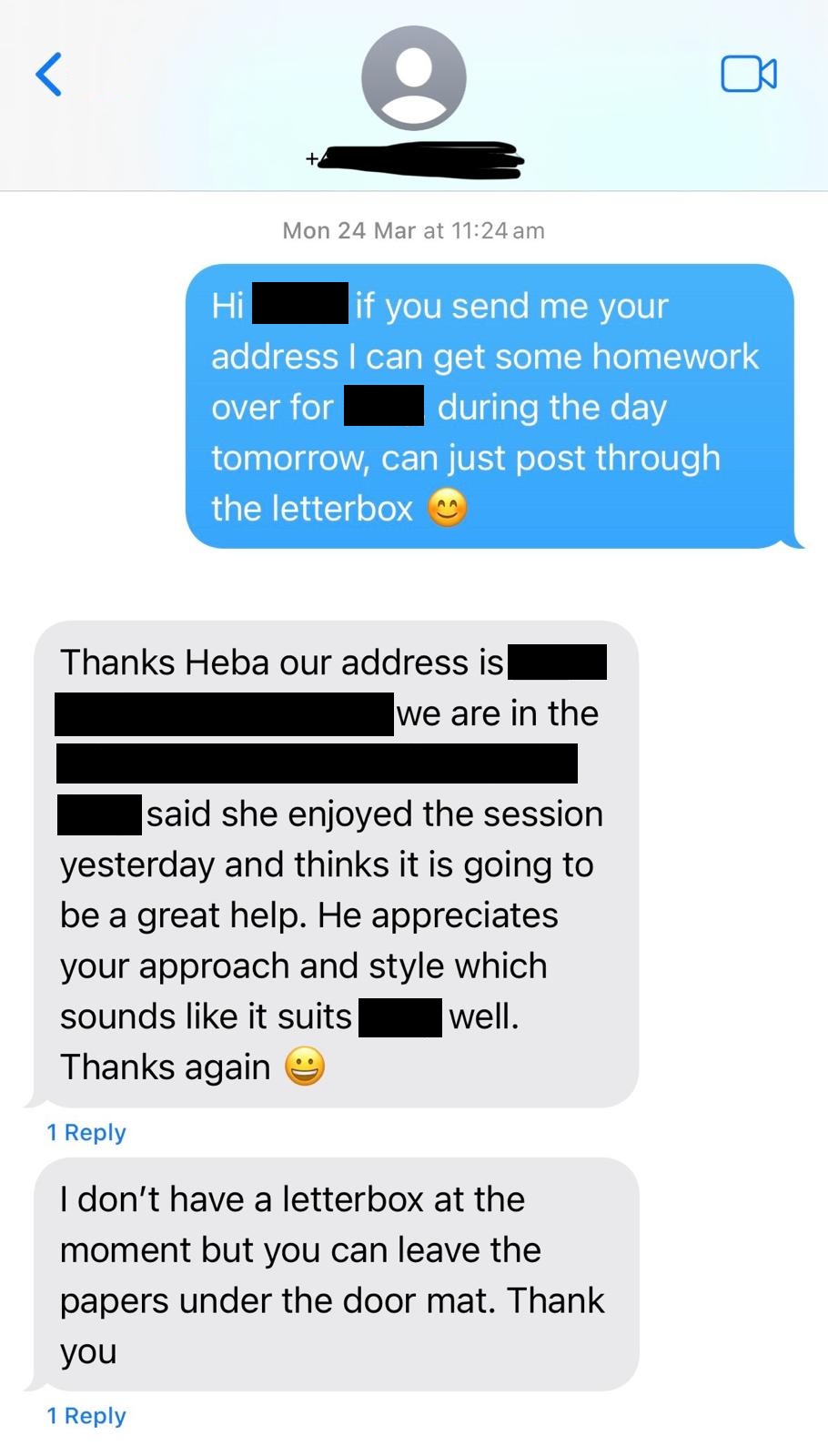 Session enjoyed - approach suits the student
