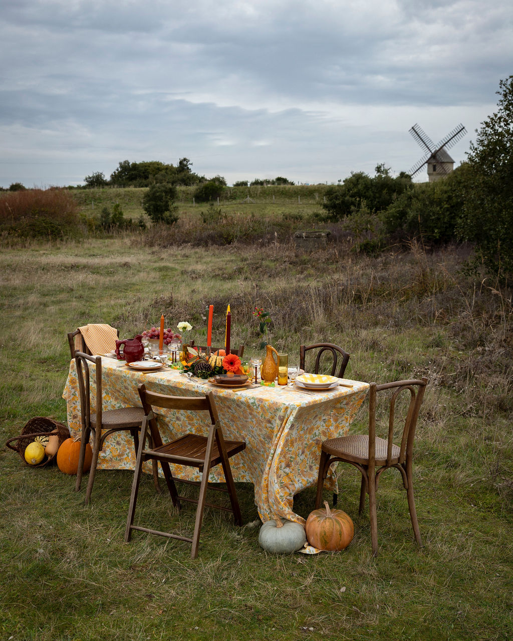 Table en pleine nature