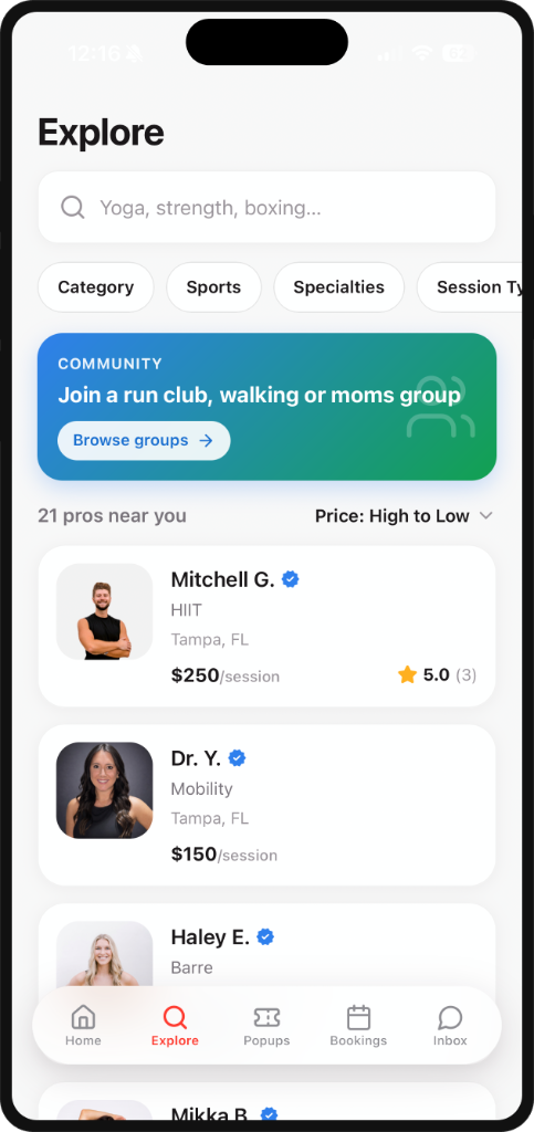 Popcoach app