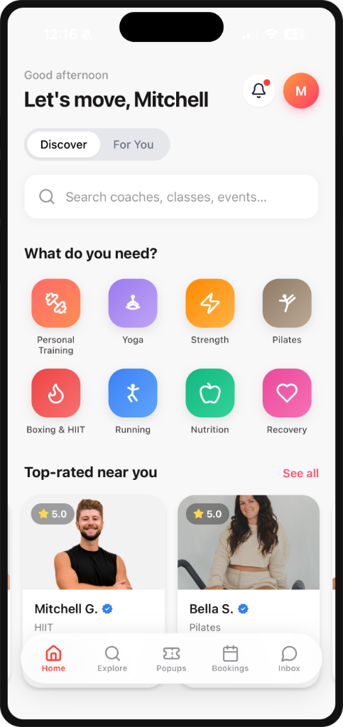 Popcoach app