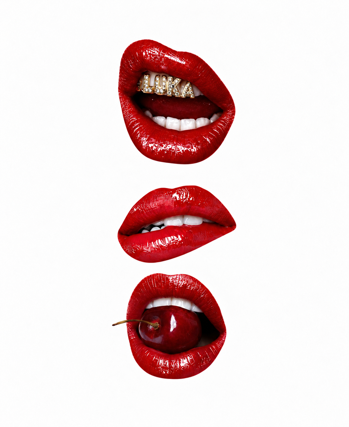 Cherry Lips Poster