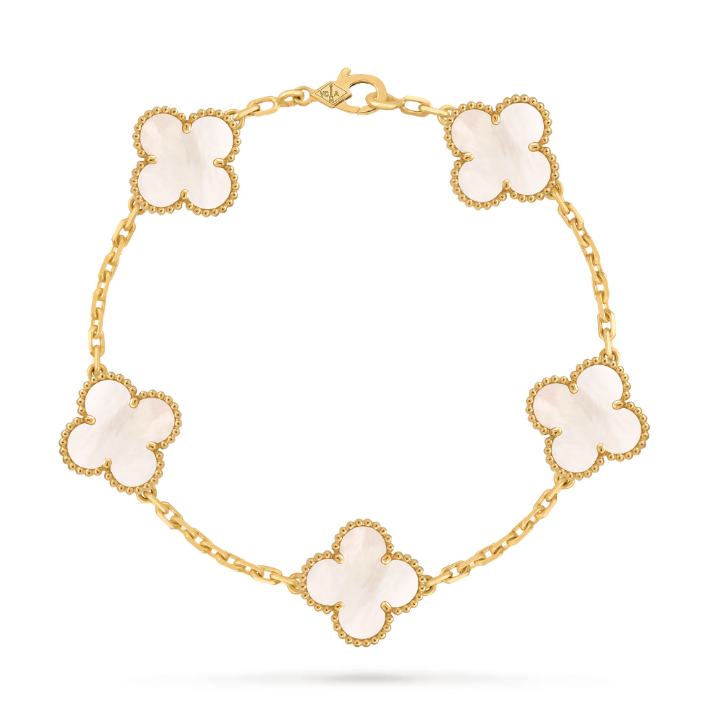 Vintage Alhambra Bracelet — Mother of Pearl