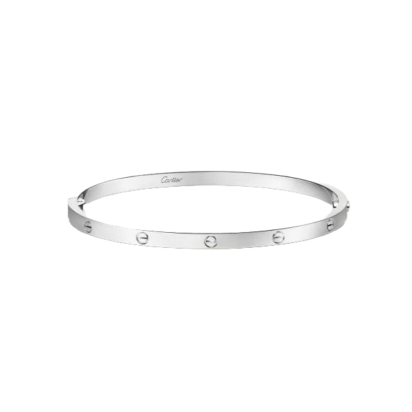 Cartier LOVE Bracelet — White Gold