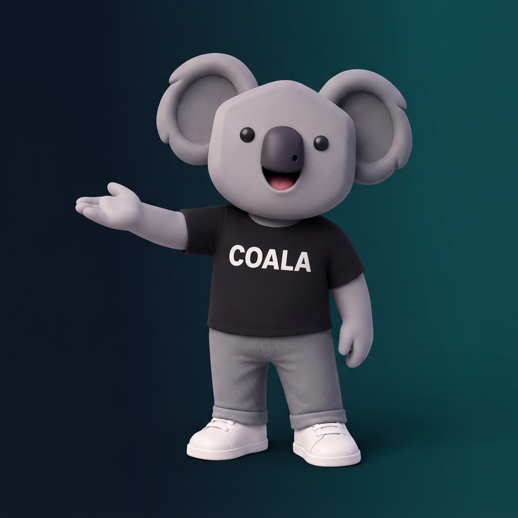 COALA mascot welcoming you to the exclusive provider preview