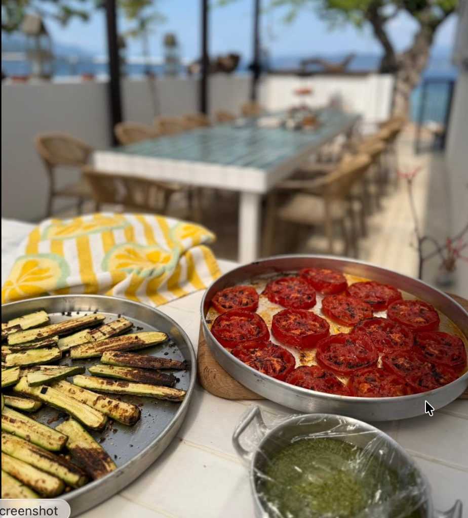 Grilled vegetables