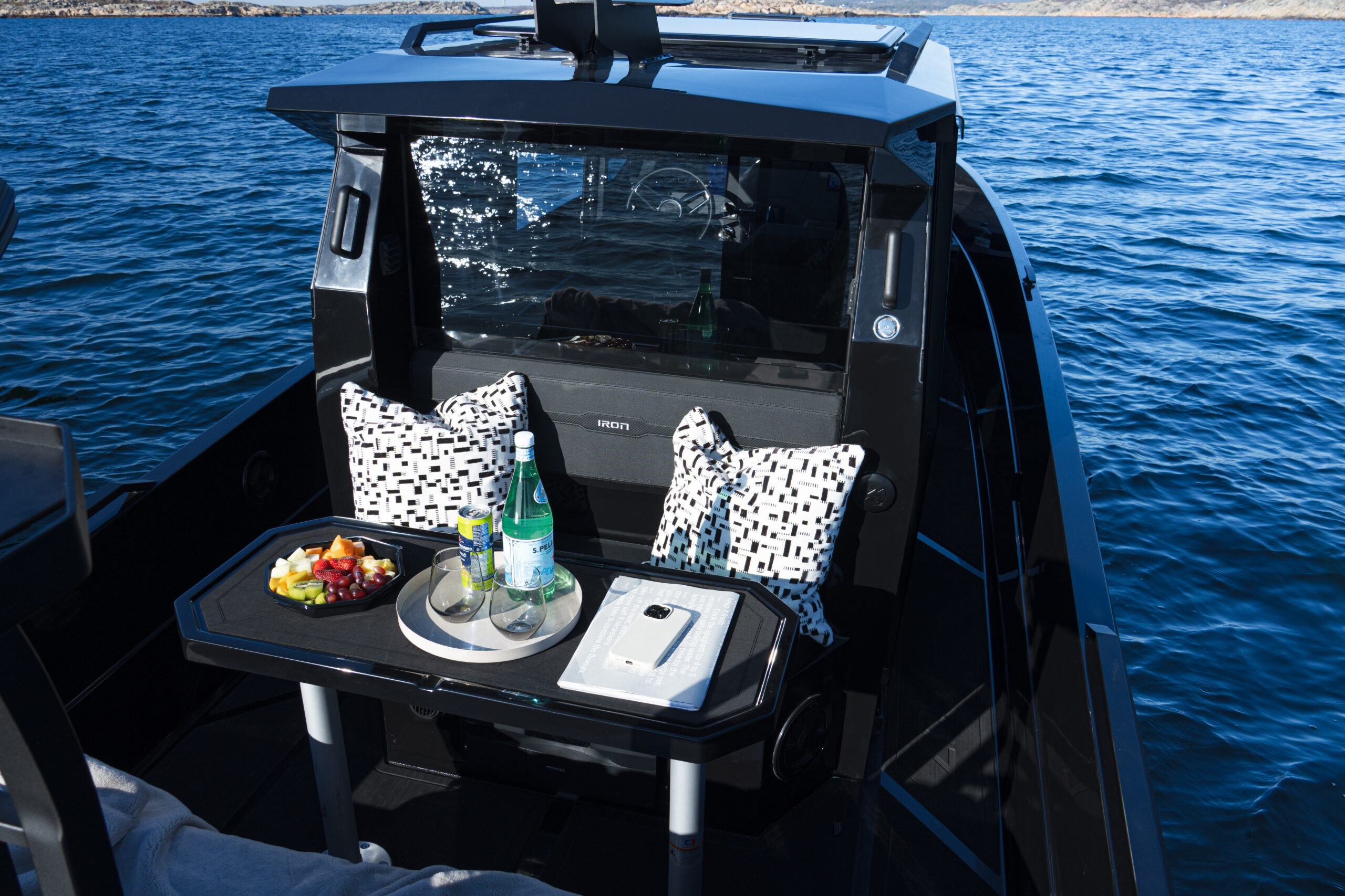 IRON 907 Coupe cockpit with cushions