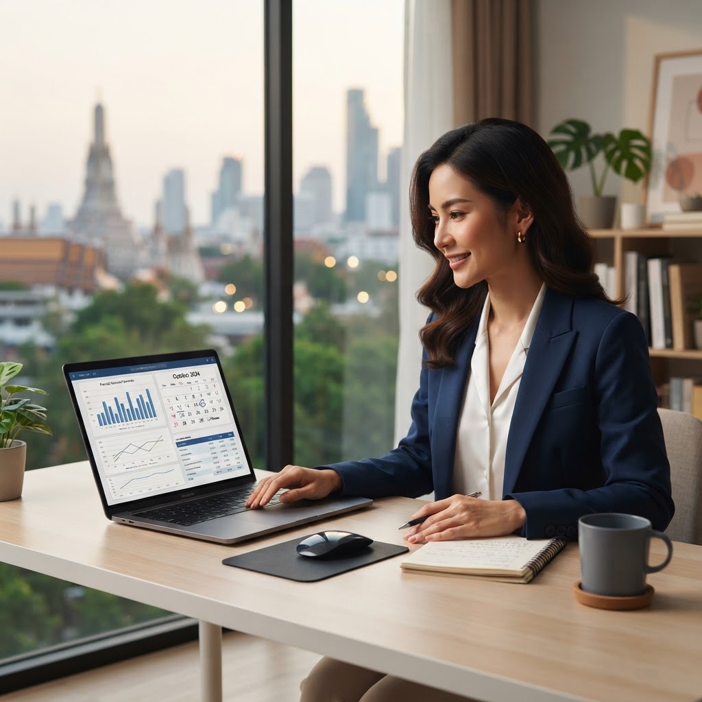 Thailand DTV visa holder reviewing Thai tax residency and the 180-day rule