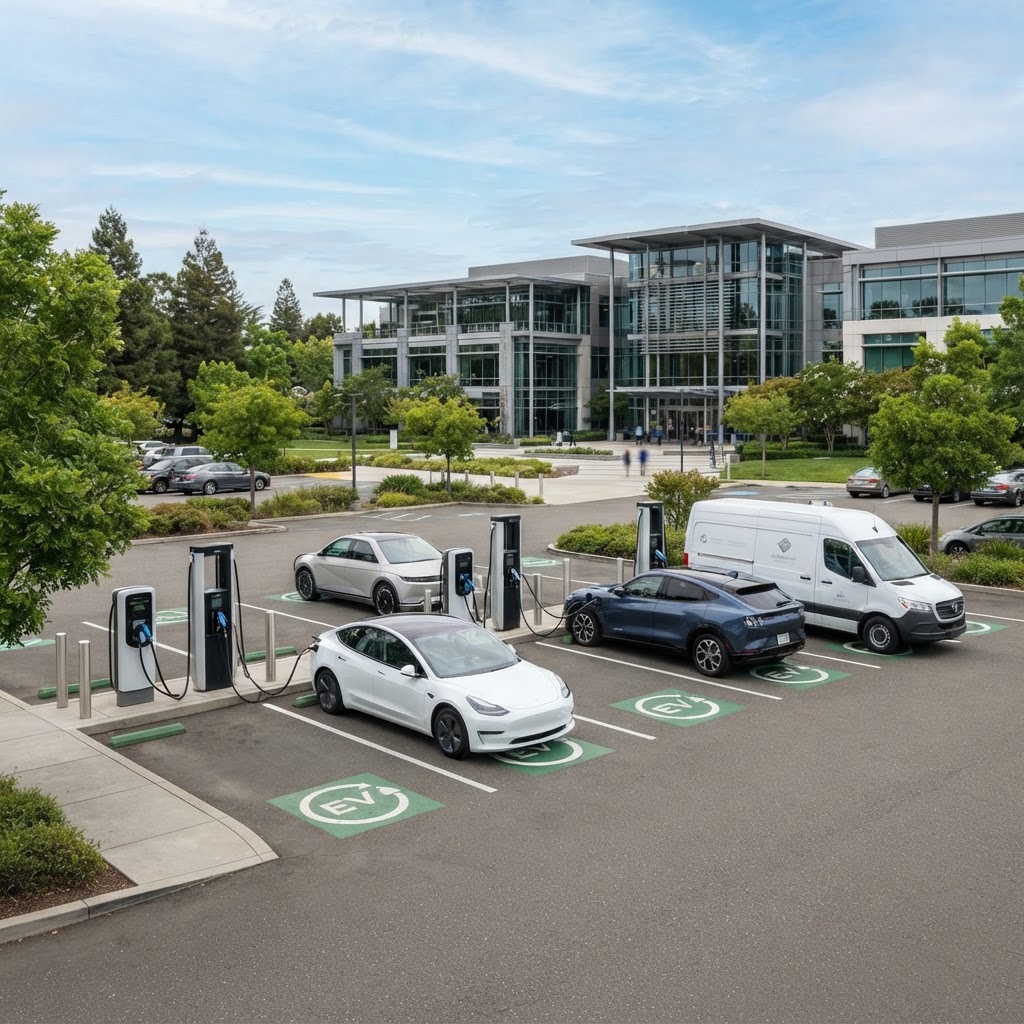 SimplyCharge Ladeinfrastruktur für Unternehmen und Arbeitsplätze