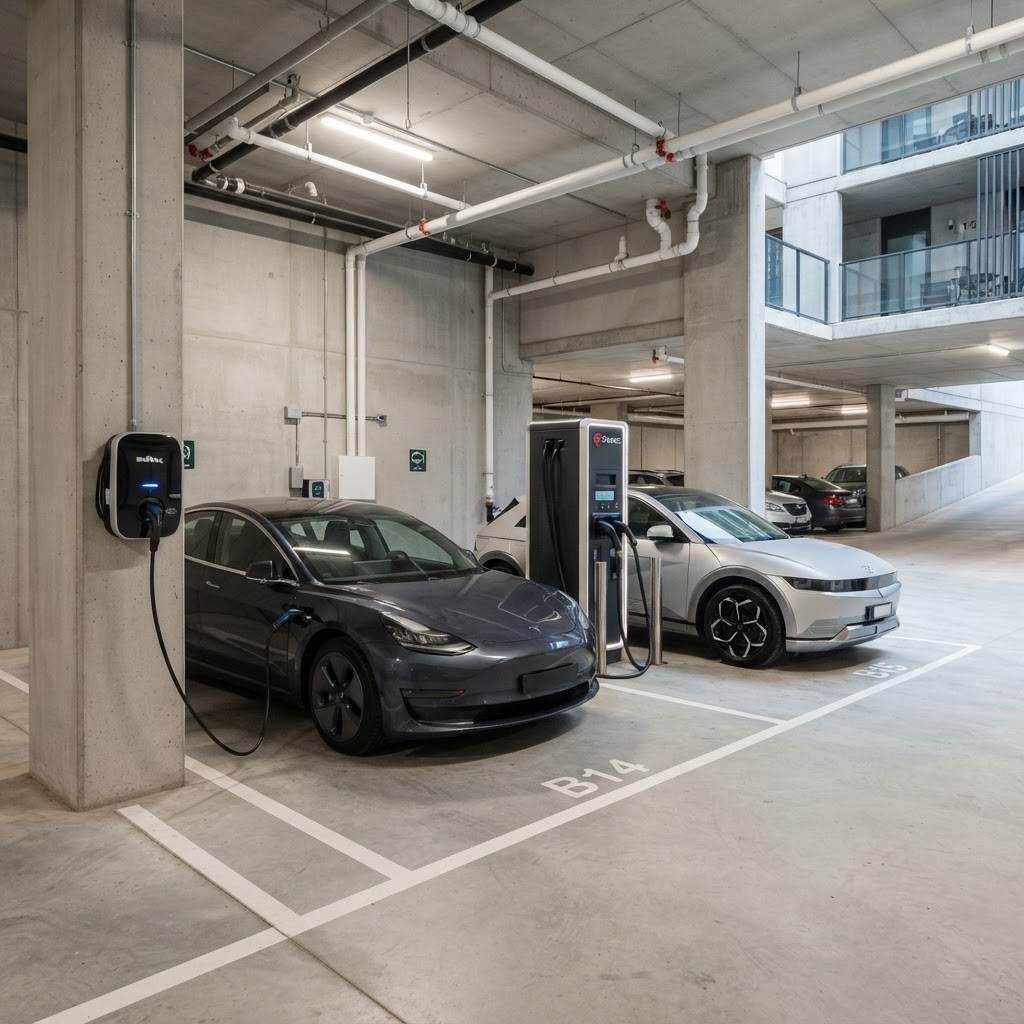 SimplyCharge Ladeinfrastruktur für Immobilien