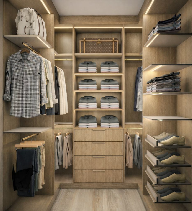 Closet detail