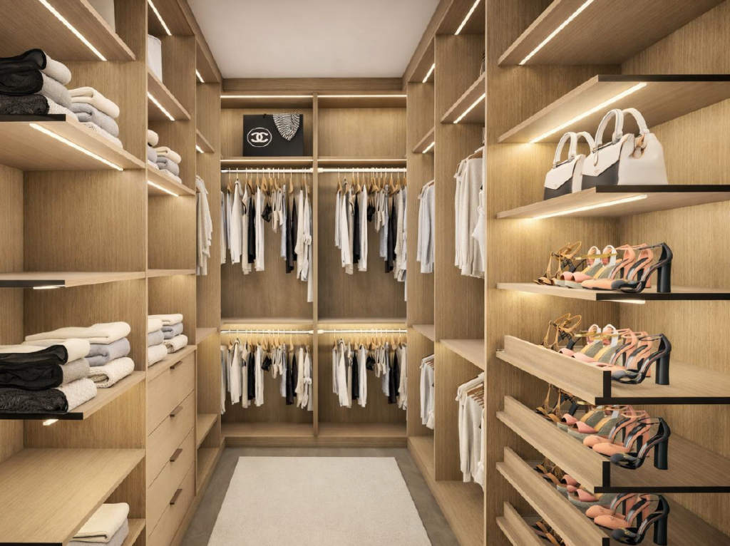 Closet detail