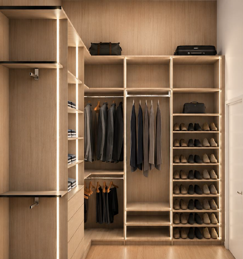 Closet detail