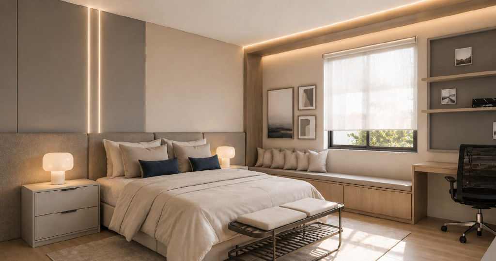 Bedroom detail