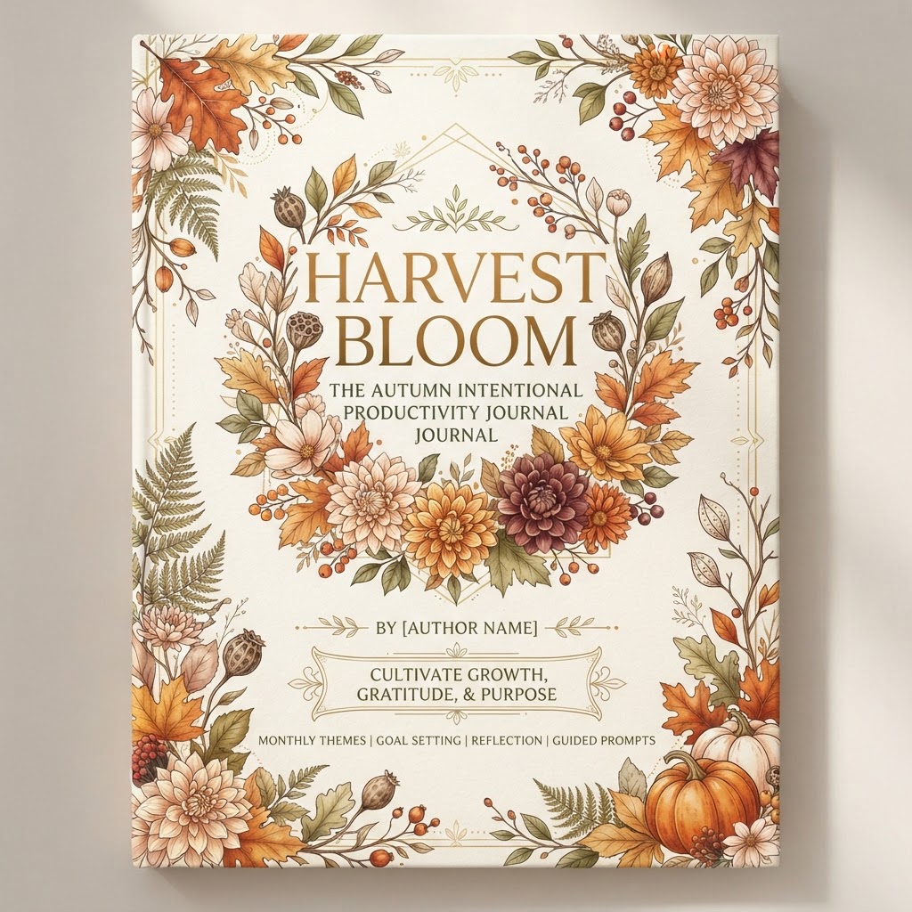 Harvest Bloom: The Autumn Intentional Productivity Journal
