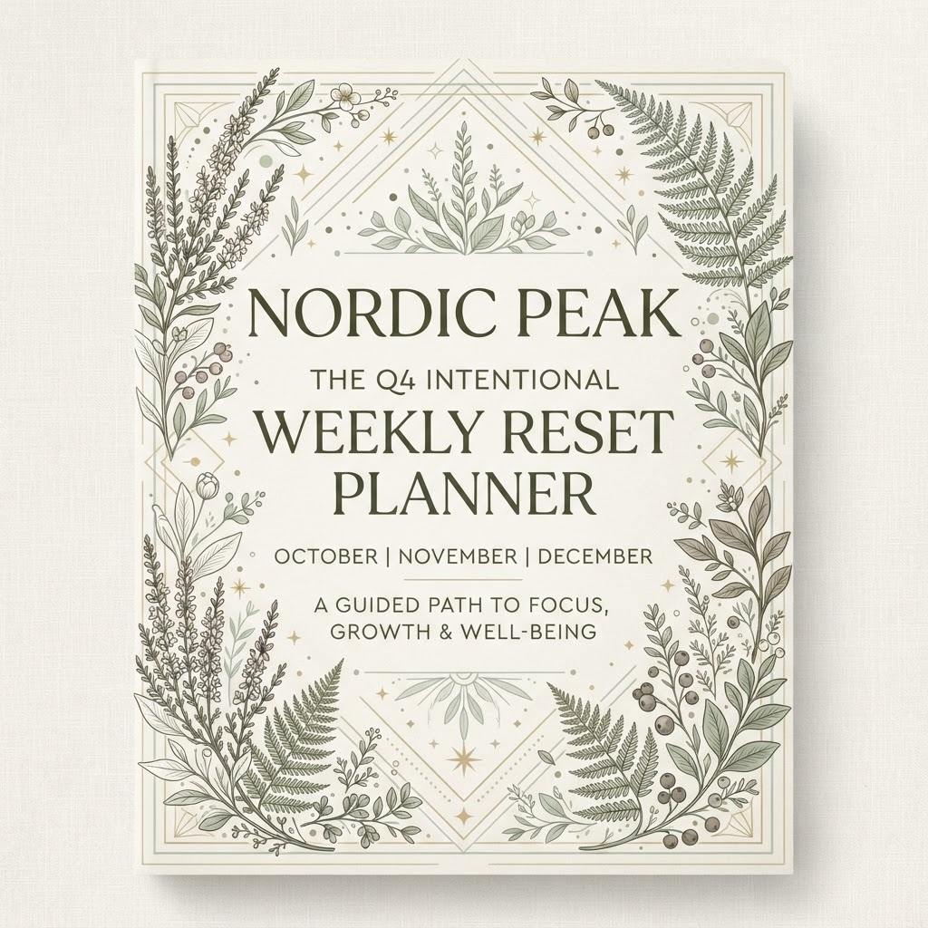 Nordic Peak: The Q4 Intentional Weekly Reset Planner