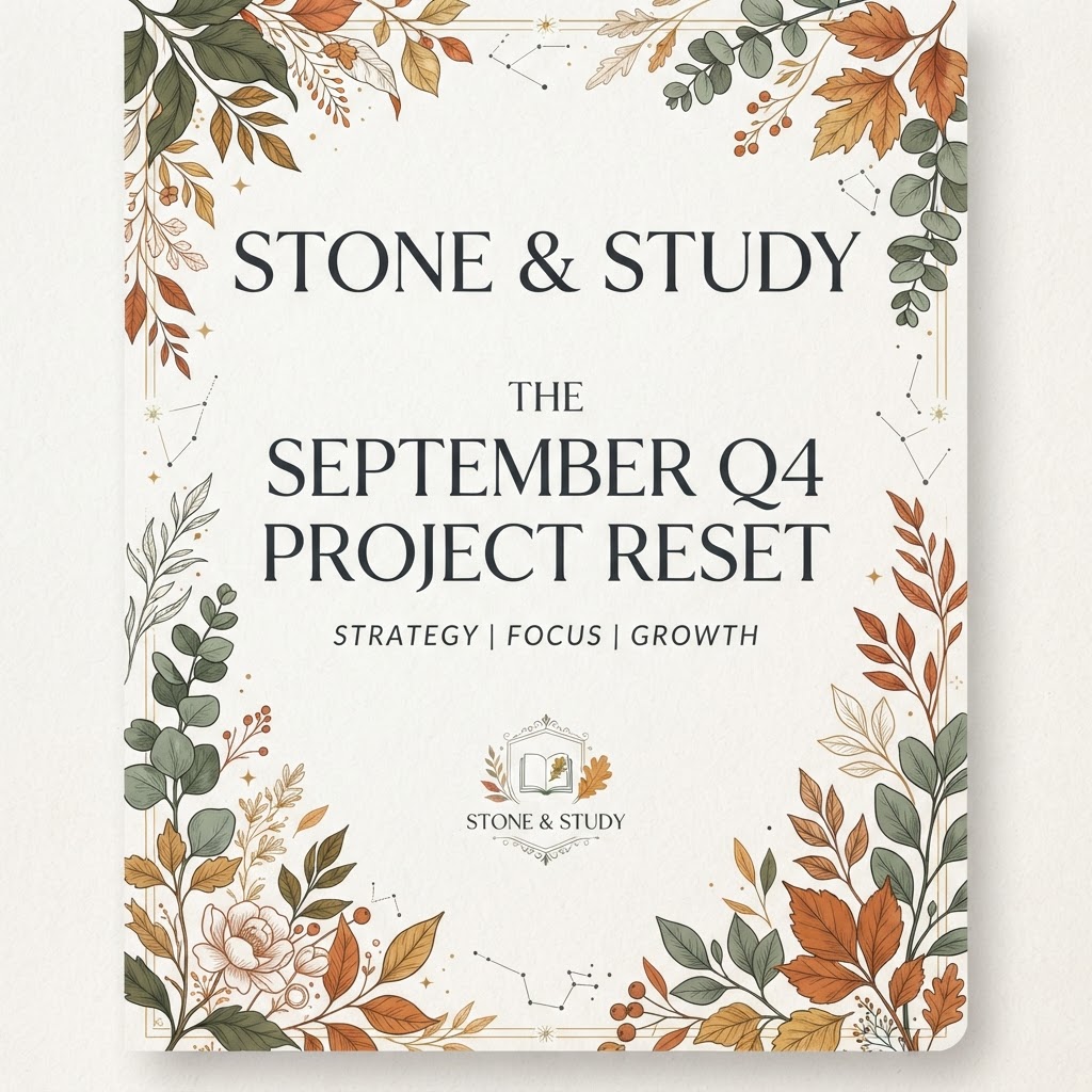 Stone & Study: The September Q4 Project Reset