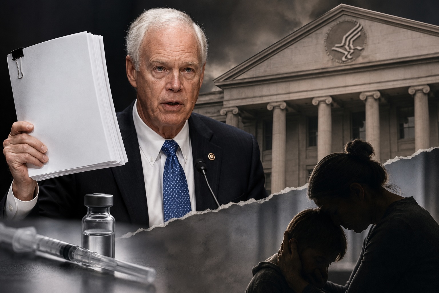 Ron Johnson Releases Damning Report and Calls on HHS to Acknowledge Vaccine Injuries