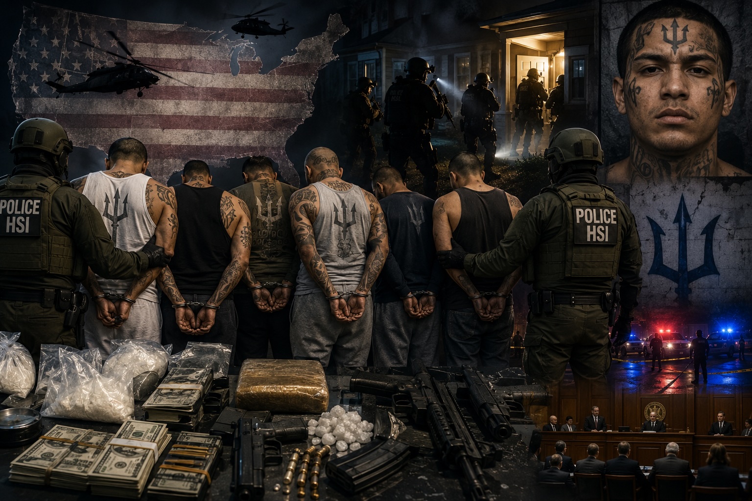 Operation Take Back America Strikes: 26 Trinitarios Leaders Charged in RICO with Five Murders and Drug Empire