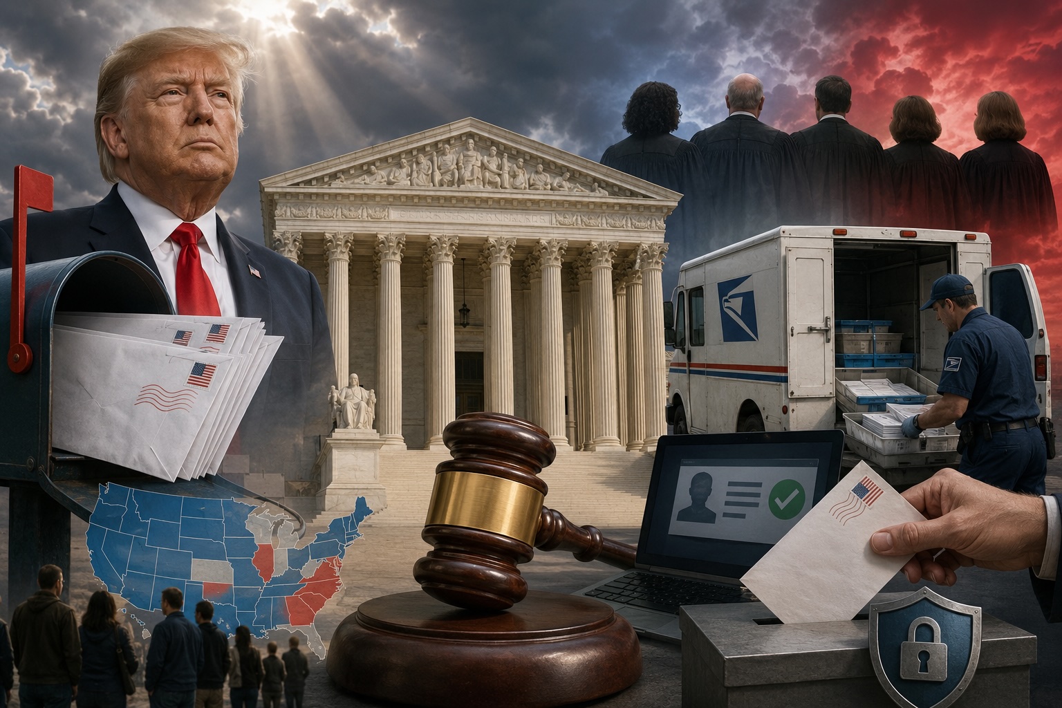 Supreme Court Hands Trump Win On Mail-In Voting