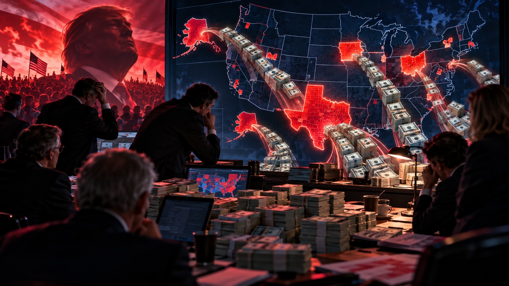 Republicans Pour Unprecedented Amounts of Money Defending Seats Trump Won by Double Digits