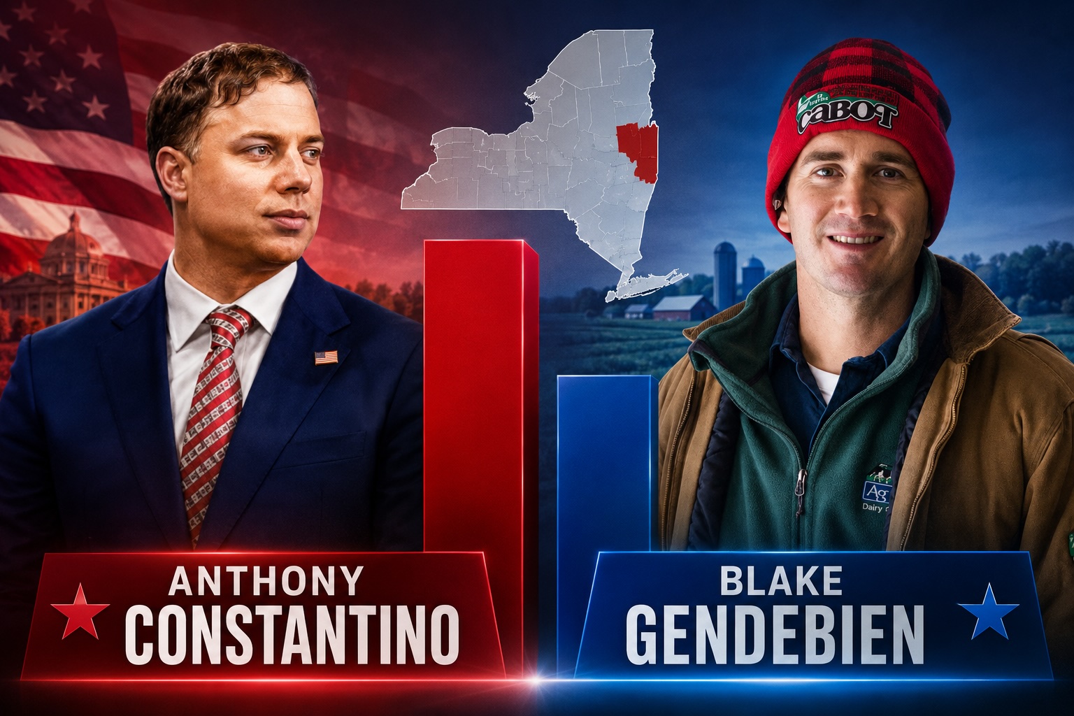 Trump Ally Constantino Surges Ahead of Gendebien in NY-21
