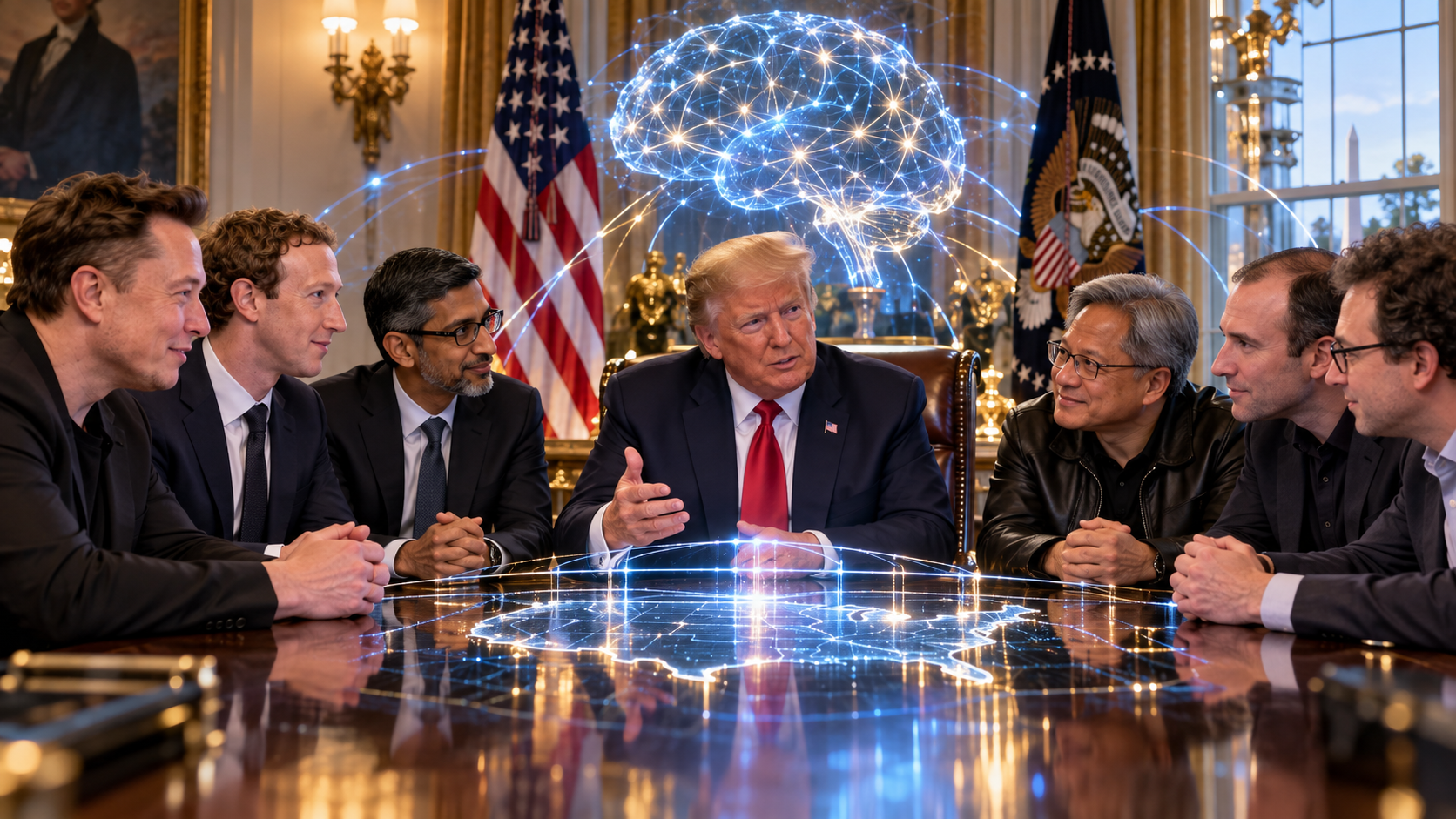 Trump Gets Big Tech to Sign AI Safety Accord Without a New Federal Bureaucracy